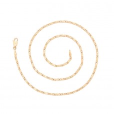 Apzeltīta ķēdīte ar orģinālu pinumu